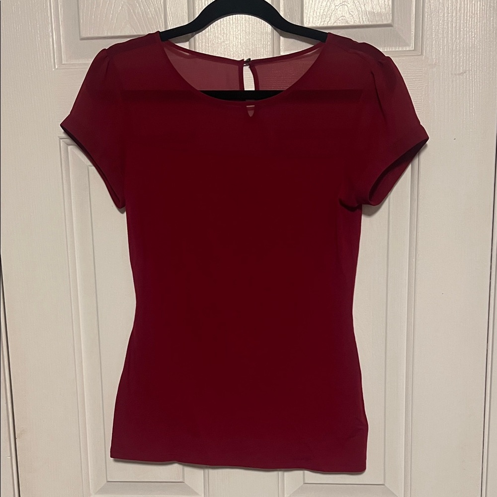 Express Deep Red Women's Blouse
